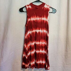 Hot Kiss Striped Flowy Cut-off Dress